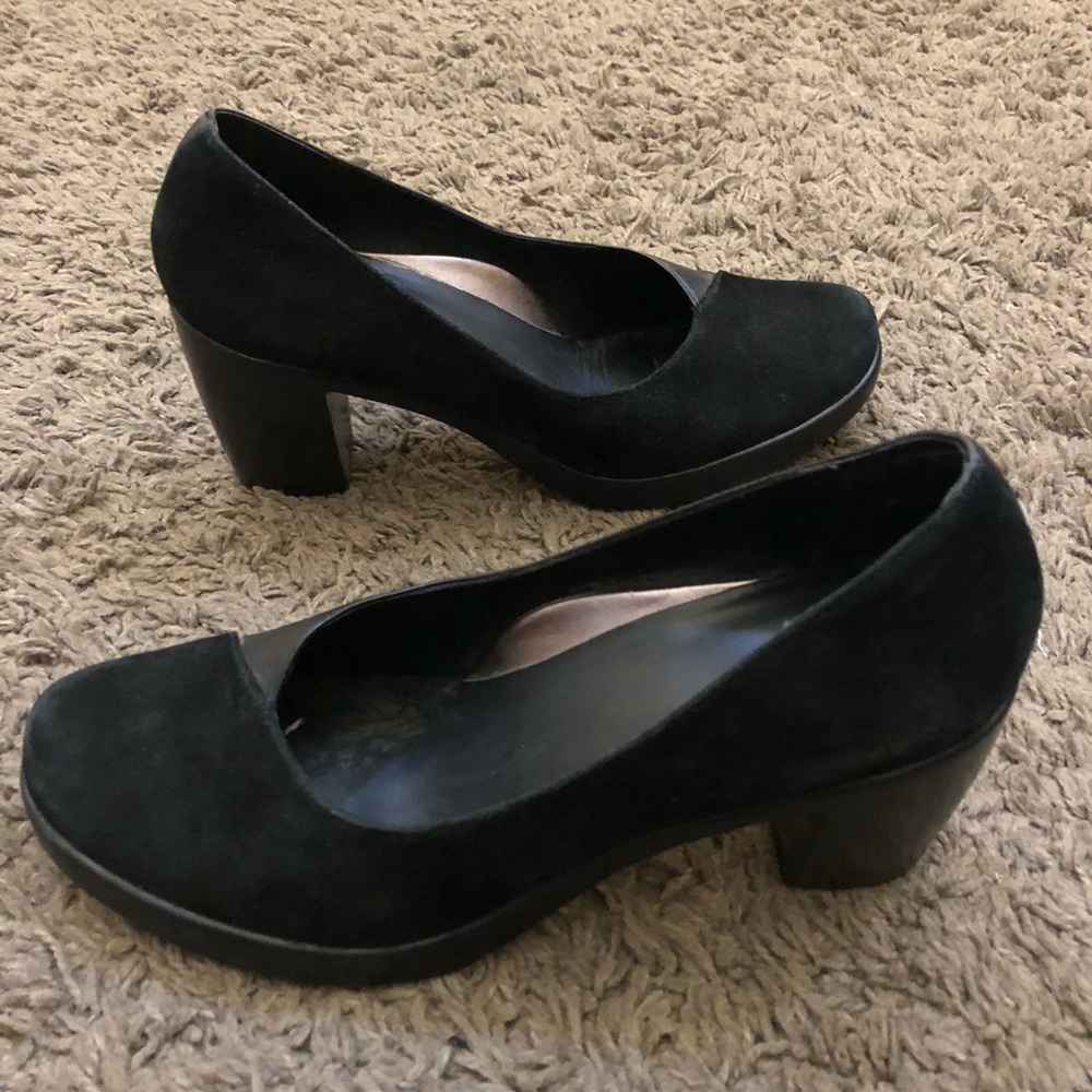 Dansko suede and leather heels size 40